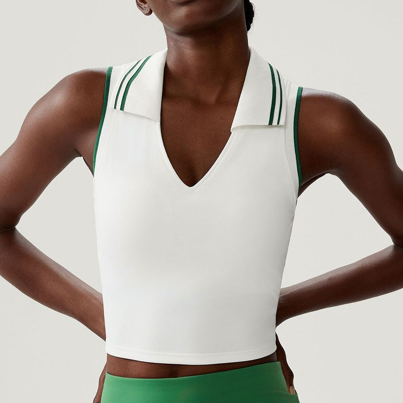 Dames Fitness Yoga Top Mouwloo - Crop Top Crochet recensie en prijs