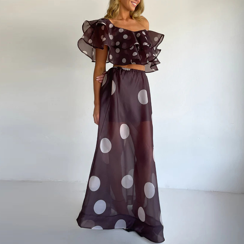 Dames korte mouwen lange rok 2 - Romper Floral Print recensie en prijs