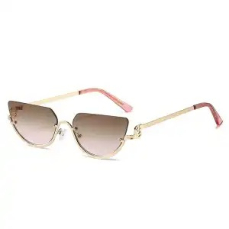 Modieuze metalen halfmontuur c - Sunglasses Cat Eye recensie en prijs